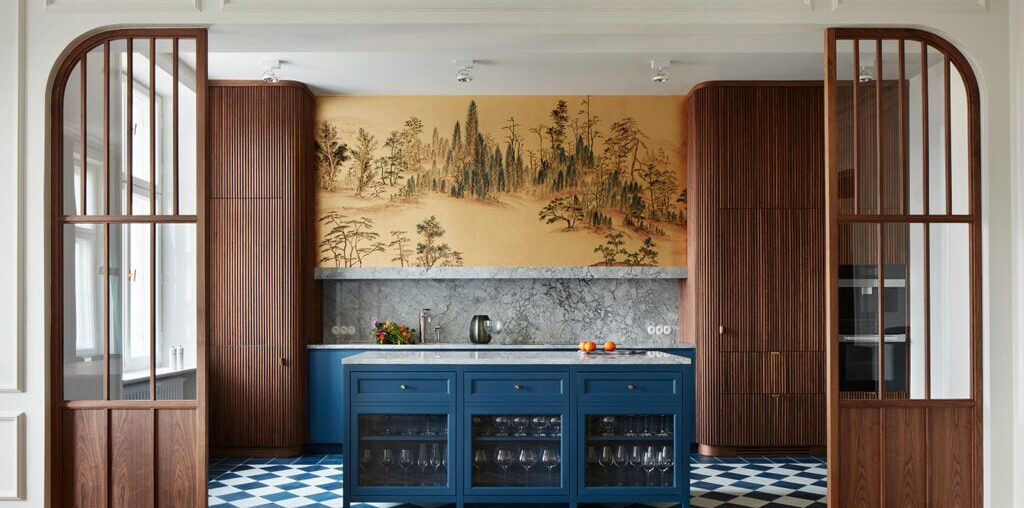 Kitchen of an apartment in Warsaw, Poland. [1024x643]