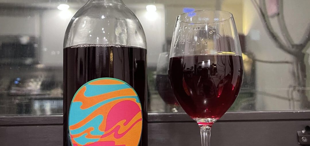 HIGHLY recommend 😮‍💨 hey y’all so I work at a natural wine bar and this has been flying off the shelves and for good reason. Perfect summer red very fruit forward giving the illusion that it’s not dry when it is. So juicy and it’s a very affordable liter!! Worth every dime