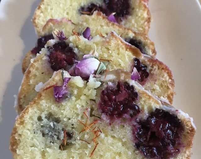 Quatre-quarts aux mûres