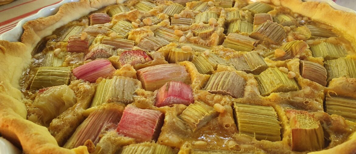 Tarte à la rhubarbe