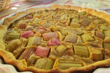 Tarte à la rhubarbe