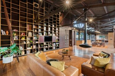 Living Room in Converted Warehouse [1619 x 1080] Sydney, Australia