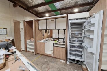 hidden kitchen in the making