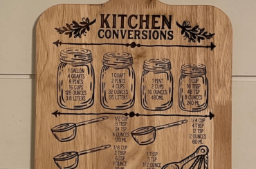 Glowforge Kitchen Conversions