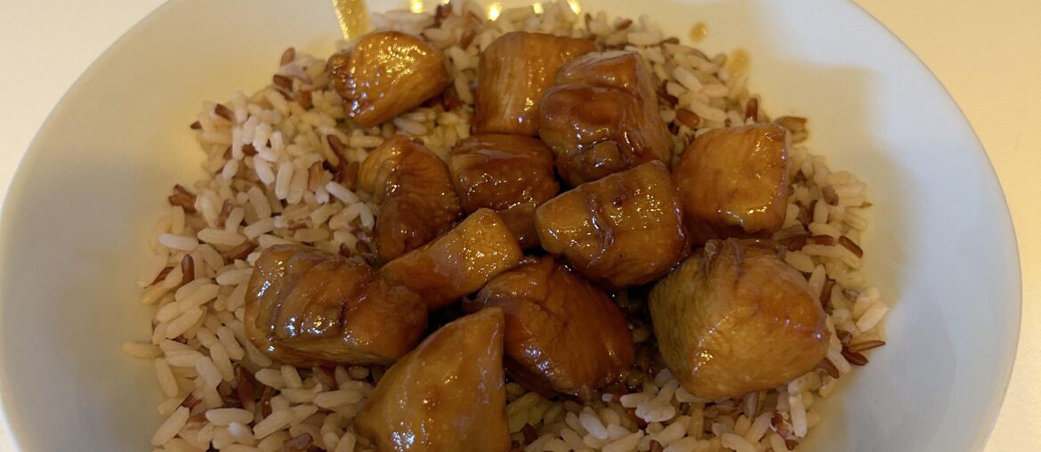 Poulet mariné sauce soja