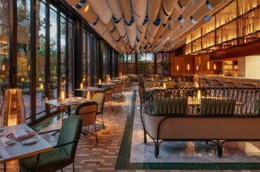 Dinging room at L'Italien par Jean Georges, Mamounia Hotel, Marrakesh [1400x933]