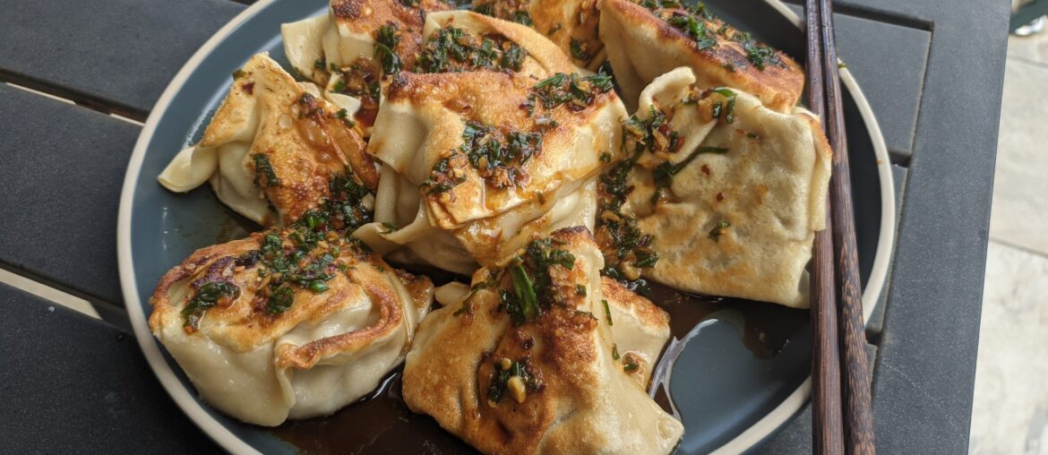 Wontons porc-crevettes fait maison.