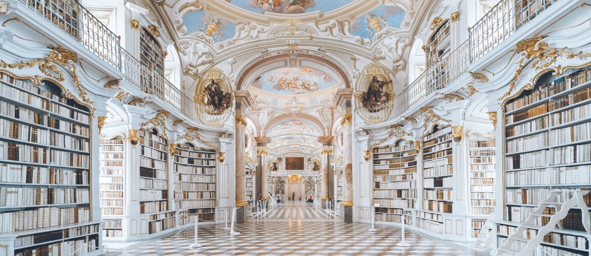 Admont Abbey Library, Austria [1920x1217]