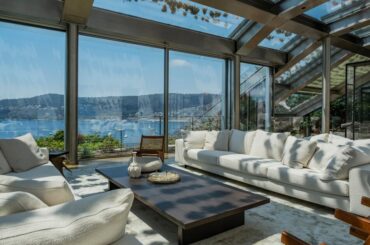 Glass walls and ceiling in villa [950 x 633] Saint Jean Cap Ferrat, Alpes Maritimes, France