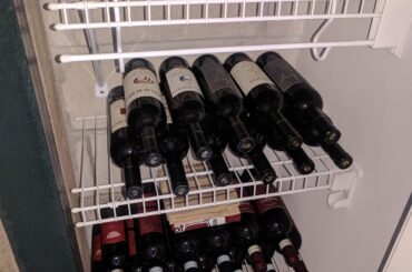 Wine closet DIY.