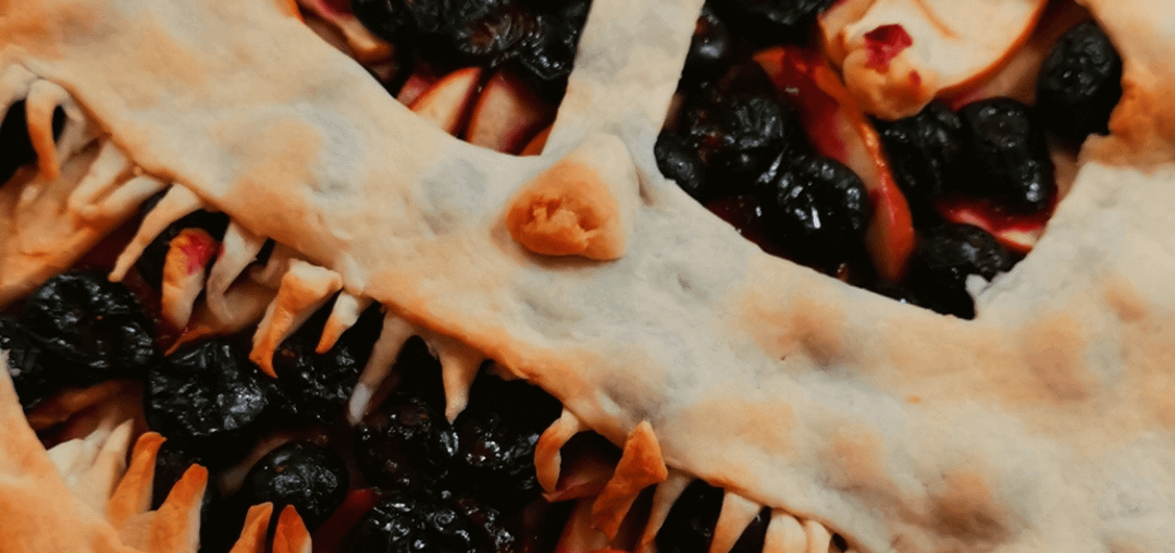 Tarte pomme myrtilles pour Halloween 🎃