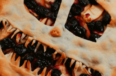 Tarte pomme myrtilles pour Halloween 🎃