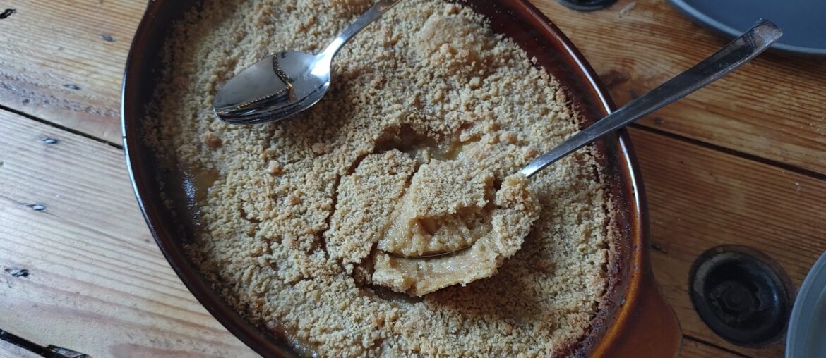 Crumble aux pommes