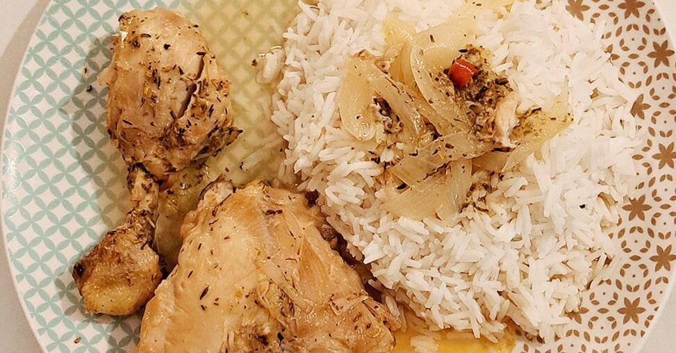 Poulet façon yassa