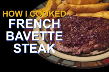 How I cooked French Bavette (Bib) Steak