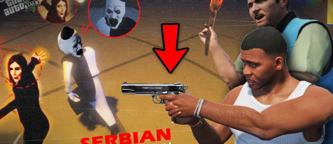 GTA 5 : Franklin Finally Identify Who Is SERBIAN DANCING LADY ? in GTA 5 ! (GTA 5 mods)