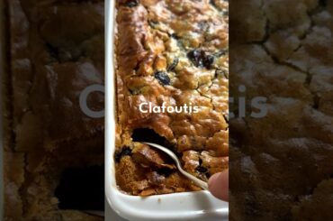 Clafoutis a perfekt & easy French Recipe #shorts #sweets #clafoutisrecette #facil #delicious