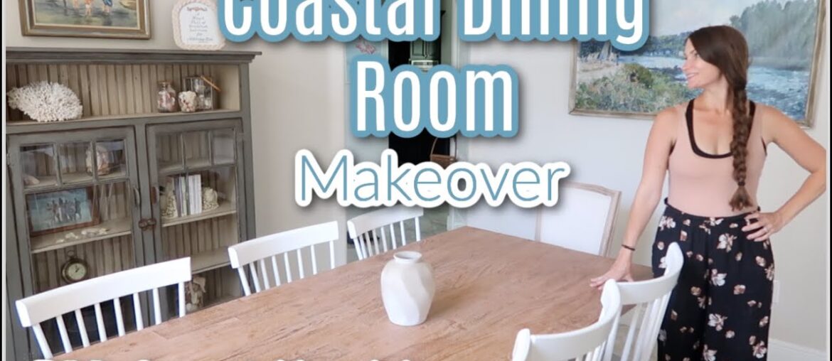 Finally The Coastal Dining Room Makeover! Some DIY’s, Some Antiques, & Some Meltdowns. It’s A Beaut Finally The Coastal Dining Room Makeover! Some DIY's, Some Antiques, & Some Meltdowns. It's A Beaut