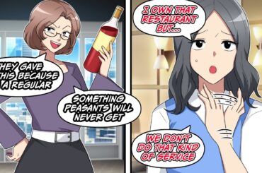 Mom friend brags about being a regular at a fancy French restaurant but... [Gossip]