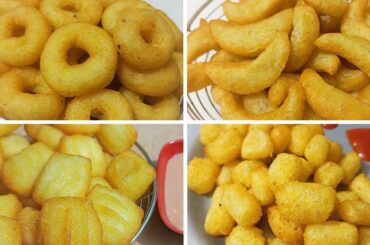 5 Amazing Potato Recipes | Easy and Quick Potato Recipes | Simple Potato Snacks |  France Fries