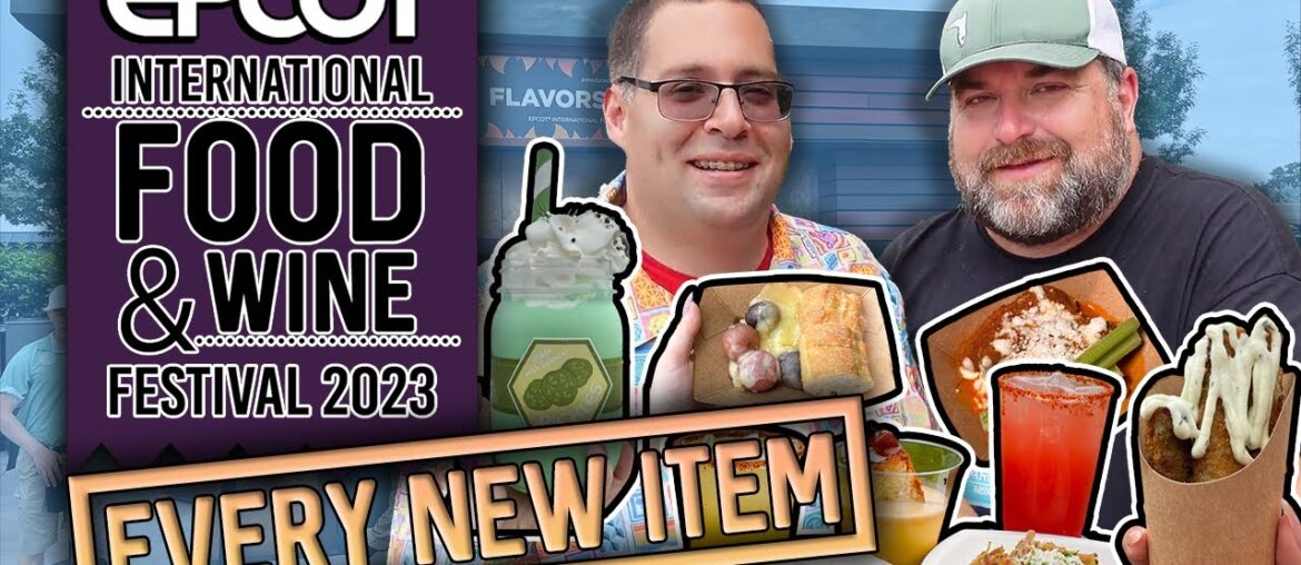 Hot Wings, Cool Pickle Shakes, & Grumpy Bloggers - Every New Item at EPCOT Food & Wine 2023
