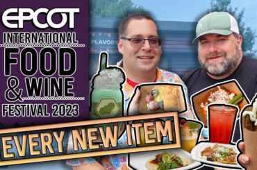 Hot Wings, Cool Pickle Shakes, & Grumpy Bloggers - Every New Item at EPCOT Food & Wine 2023