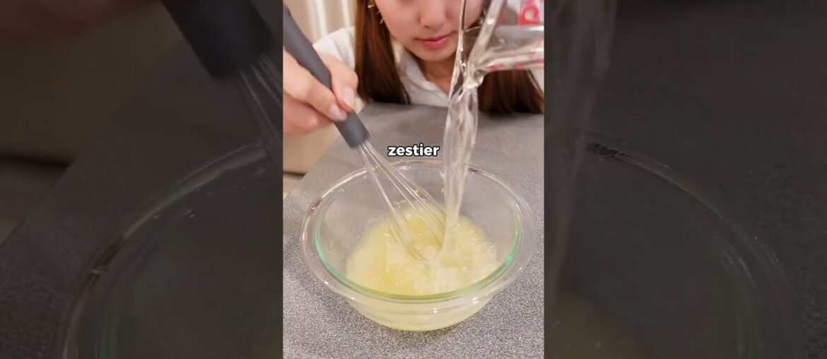 french pastry school tips: lemonade