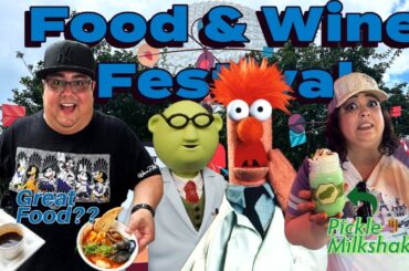 EPCOT Food & Wine Festival 2023 : NEW Food, Pickle Milkshake, Festival Merch and Entertainment!