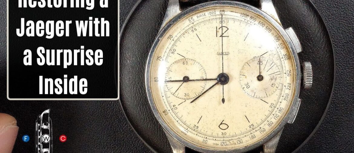 Jaeger Chronograph With a Great Caliber Inside !!! Servicing UG 285 Jaeger Chronograph With a Great Caliber Inside !!! Servicing UG 285