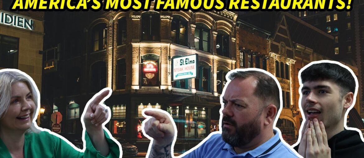 The Most Famous Restaurants in America! British Family Reacts!