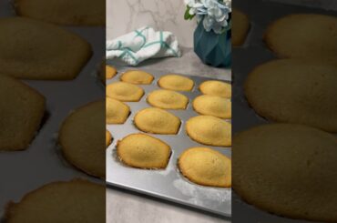 Easy and delicious French madeleines #recipe #baking #french #madeleine #youtubeshorts #youtube #fyp