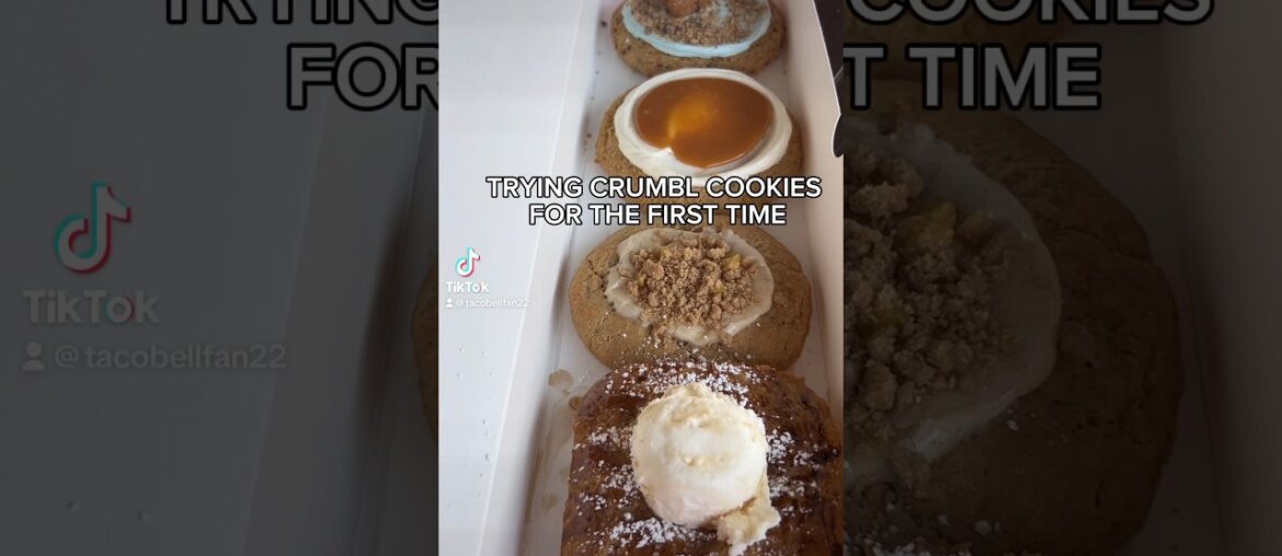 Trying CRUMBL COOKIES for the FIRST TIME! *French Toast*