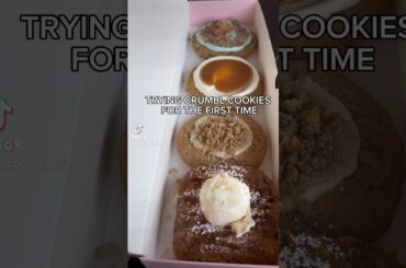 Trying CRUMBL COOKIES for the FIRST TIME! *French Toast*