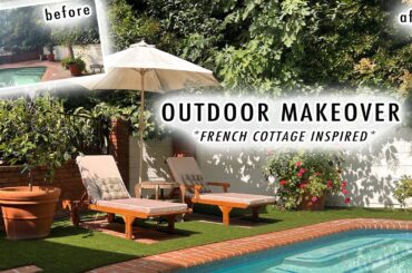 EXTREME OUTDOOR MAKEOVER *Cozy French Cottage Inspired* | XO, MaCenna