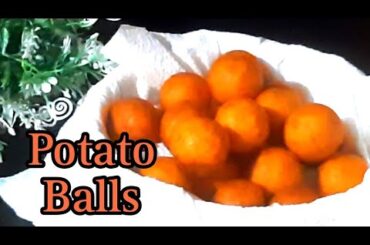 Potato Balls Recipe ! Easy potato snacks Recipe ! Crispy Potatoes ! French Fries