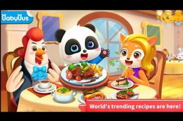 Little Panda's World Recipes - Become a Chef and Enjoy Traditional French Crusine ||Baby bus Games