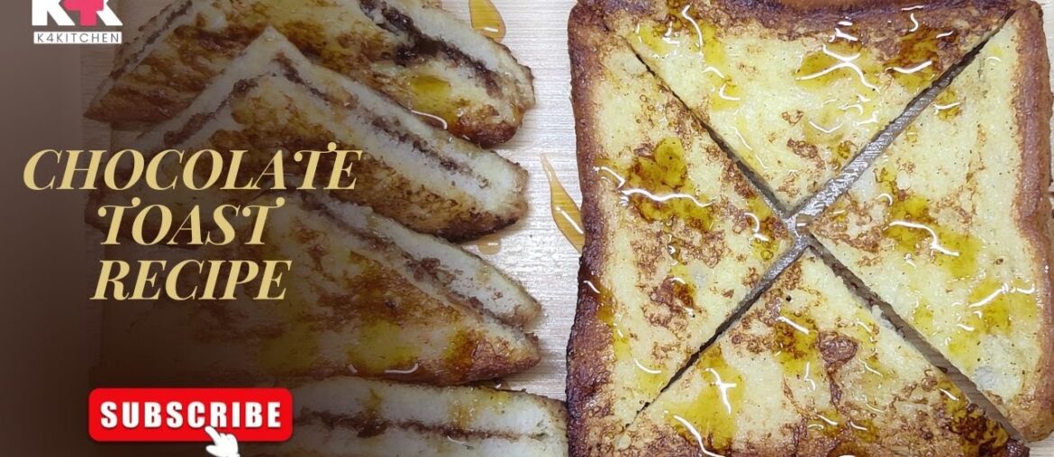 Chocolate toast recipe | Chocolate French toast Recipe | Chocolate Sandwich Recipe