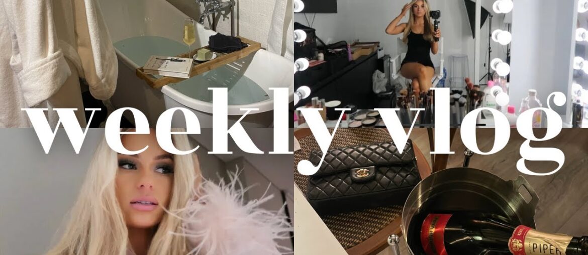 WEEKLY VLOG: beauty event, photoshoot, french style weekend away, wine tasting