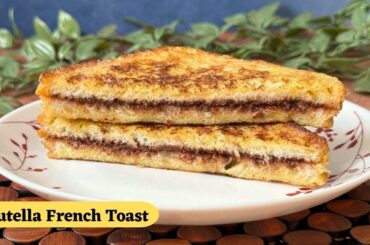The Ultimate Breakfast Indulgence- Nutella french Toast | Flavours Of Food