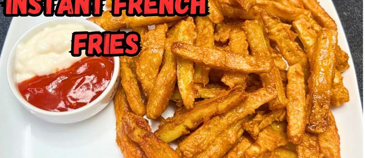 Crispy French Fries at home-French Fries Recipe-Quick Potato Snack-Crispy Evening Snacks-Egg Snacks|