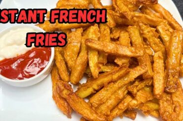 Crispy French Fries at home-French Fries Recipe-Quick Potato Snack-Crispy Evening Snacks-Egg Snacks|