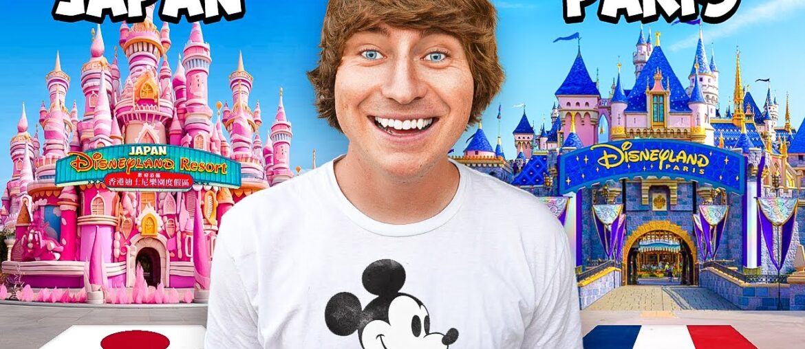 I Went To Every Disney Land In 100 Hours