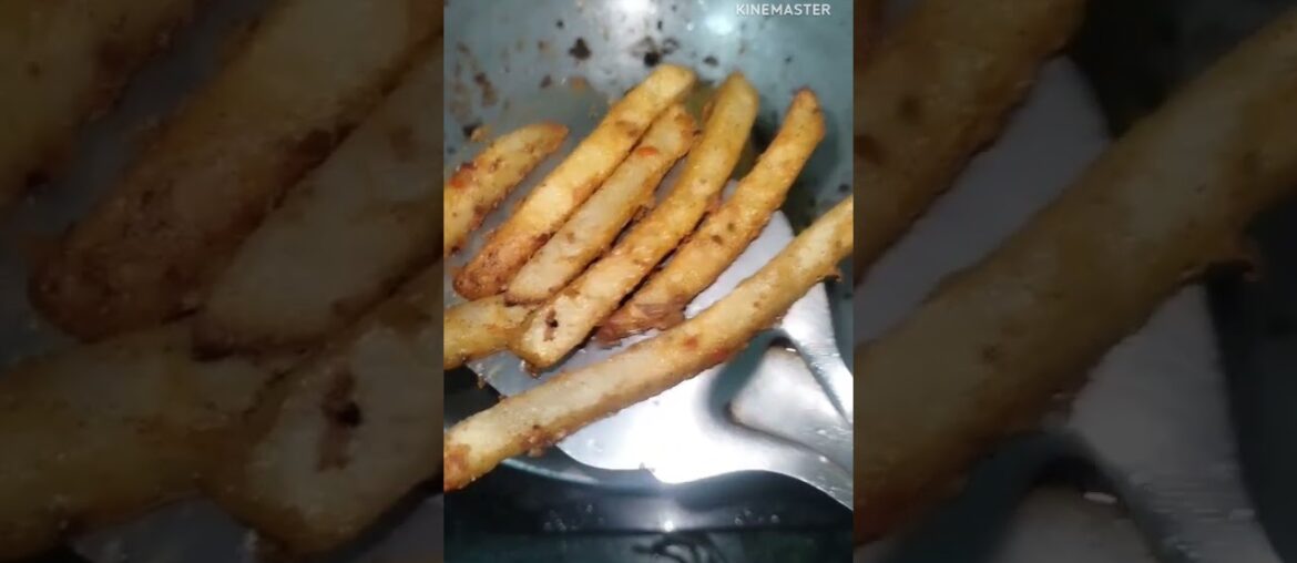 Instant MCcan aloo tikki and french fries recipe easy like and subscribe