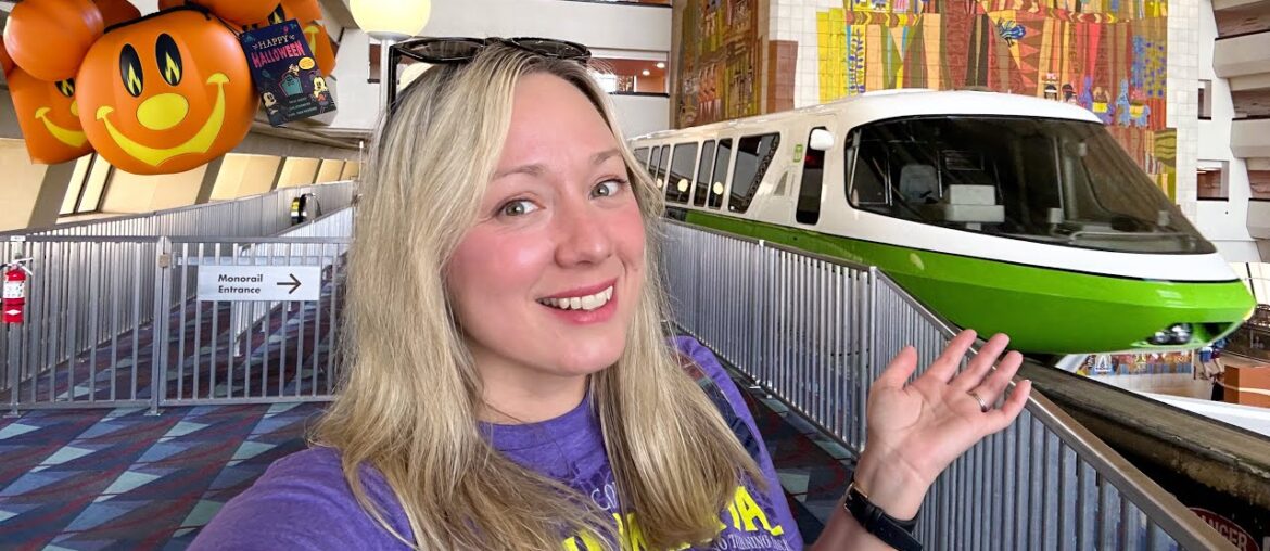 Disney's Contemporary Resort! Steakhouse 71, NEW Halloween 2023 Merch, Tips, Tour & Fun Facts!