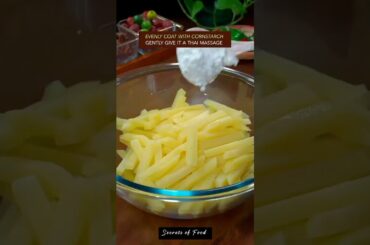 Crispy McDonald's Style French Fries Recipe | Secrets of Food |