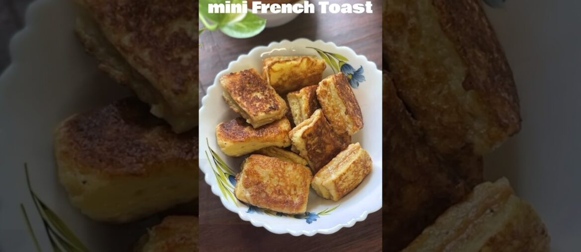 French Toast Mini with peanut butter #food #recipe #trending