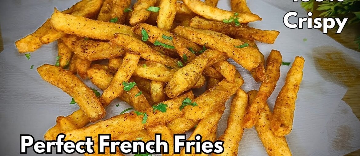 No Fail Crispy French Fries recipe with tips & tricks| No boil, No Freeze perfct french fries recipe