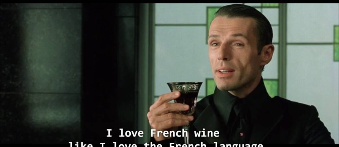 The matrix- cursing in french