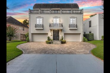 French Regency Home Inspired by Urban Architecture of London and Paris