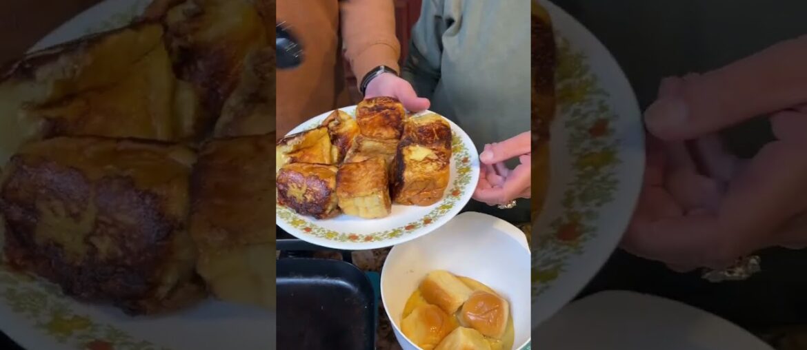 Hawaiian Roll French Toast Bites